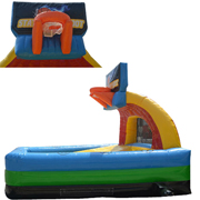 inflatable bungee run sport game